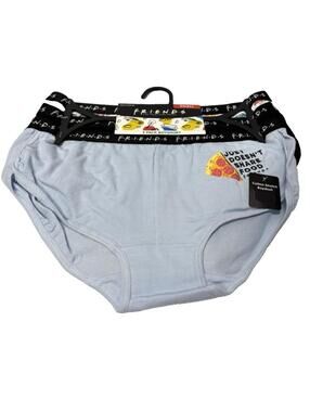 Friends TV Show Boyshorts 3-Pack Cotton Blend Size Small -Joey ,Pivot Underwear